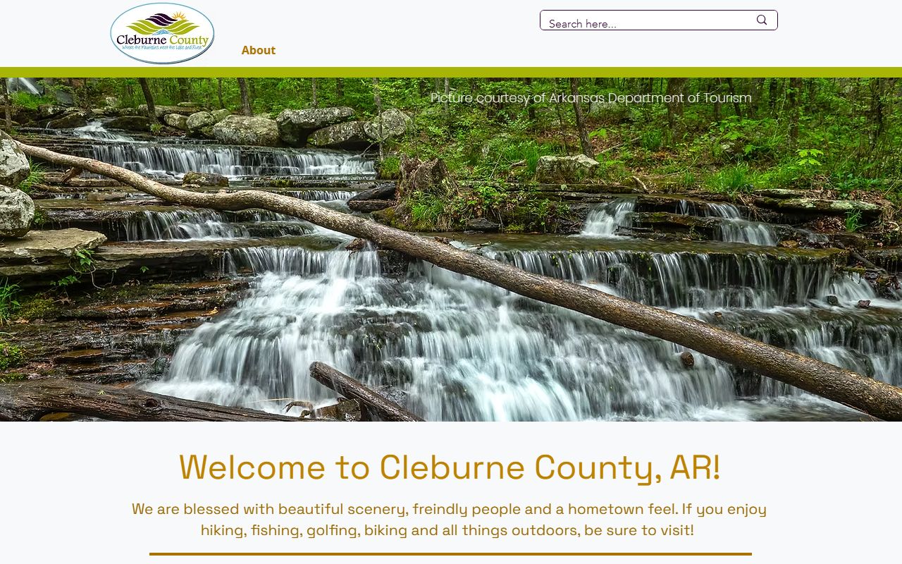 Cleburne County Jail Roster access on official county website in Arkansas